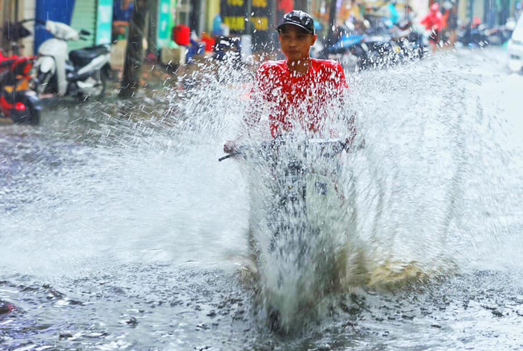 BÃ£o Wipha sáº½ gÃ¢y mÆ°a lá»n lÃ m ngáº­p lá»¥t á» khu vá»±c ÄÃ´ thá». áº¢nh: Ngá»c ThÃ nh.